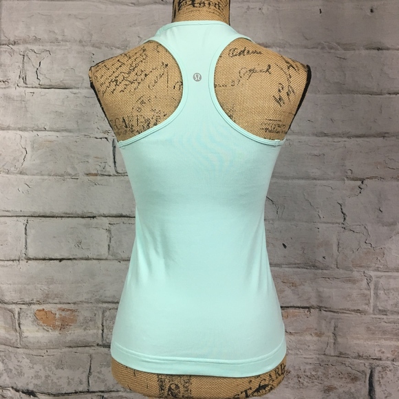 lululemon athletica Tops - Lululemon Cool Racerback Heathered Menthol